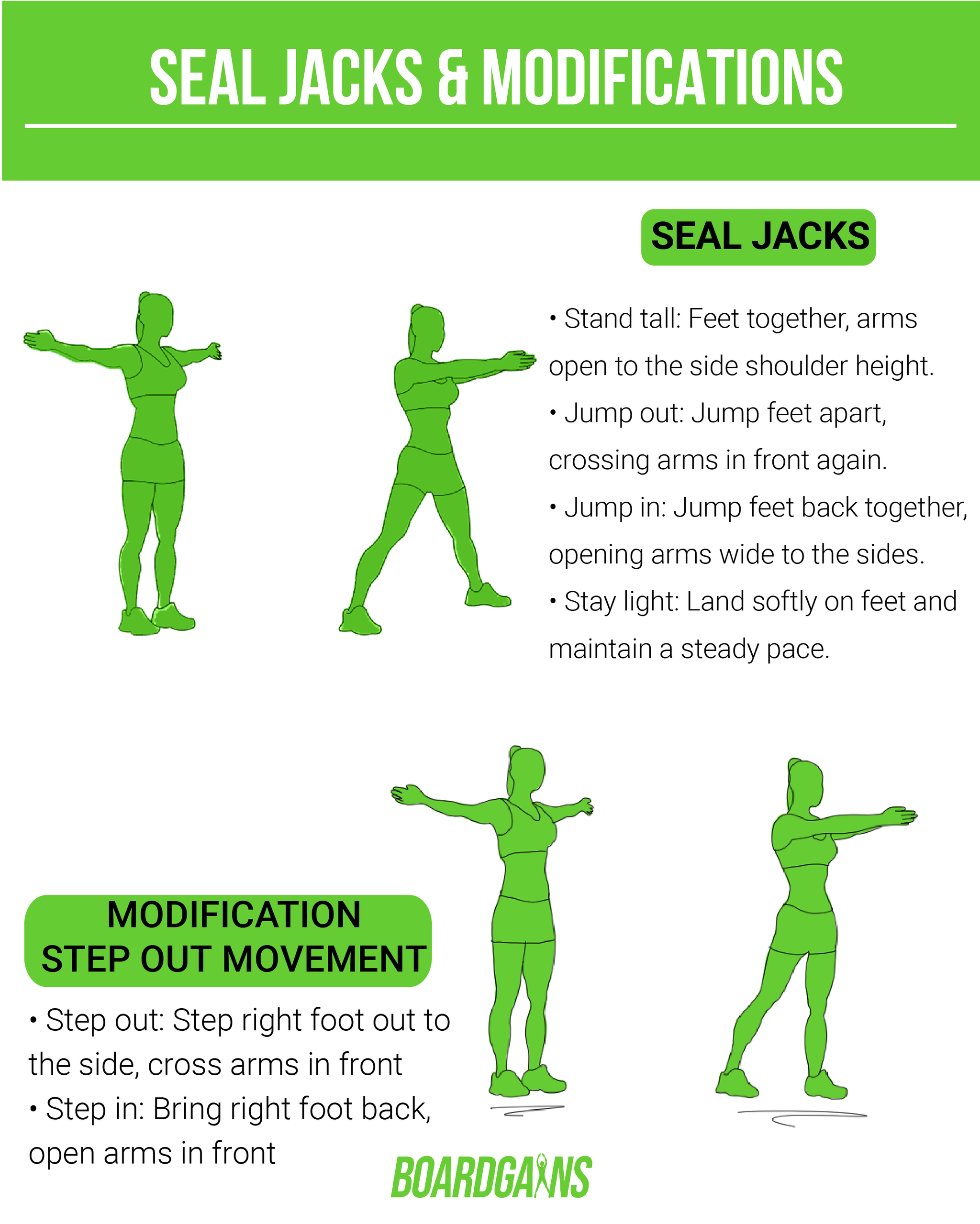 Seal jacks exercise deals
