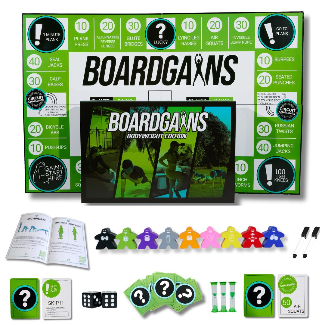 BoardGains School Pack – PE & Group Fitness Bundle (8 Games)
