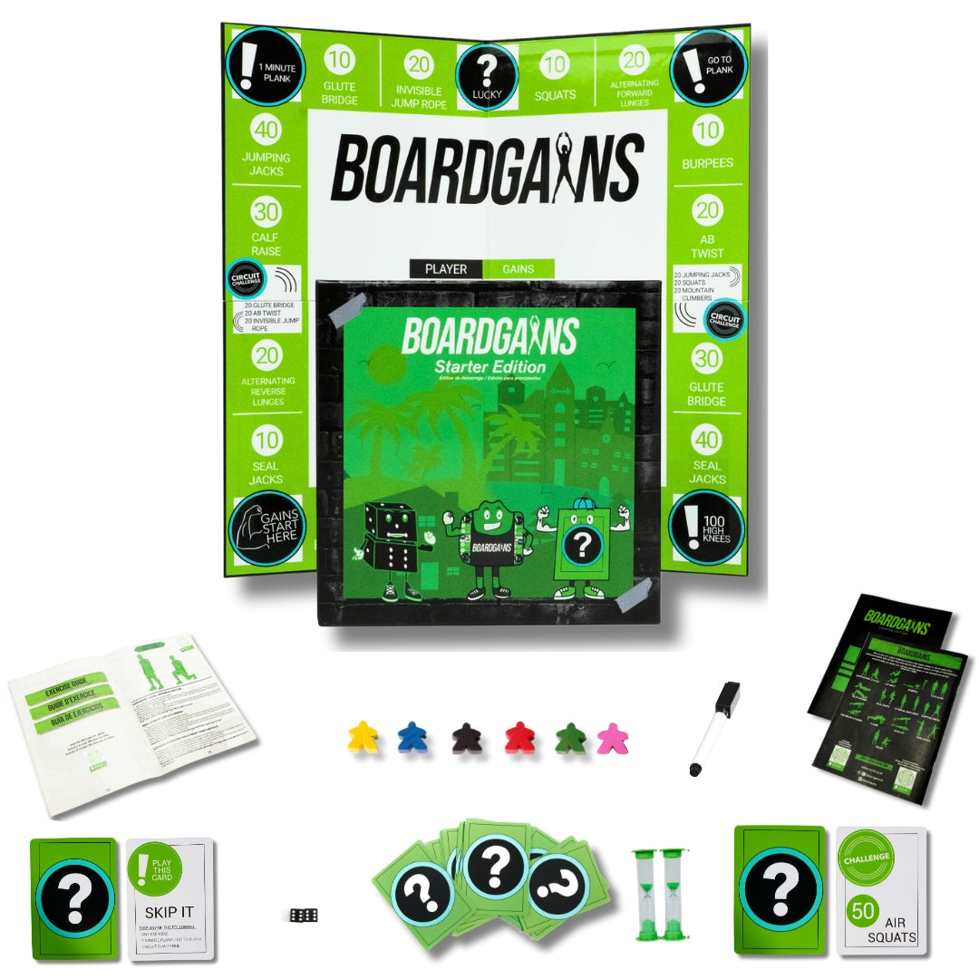 BoardGains School Pack – PE & Group Fitness Bundle (8 Games)