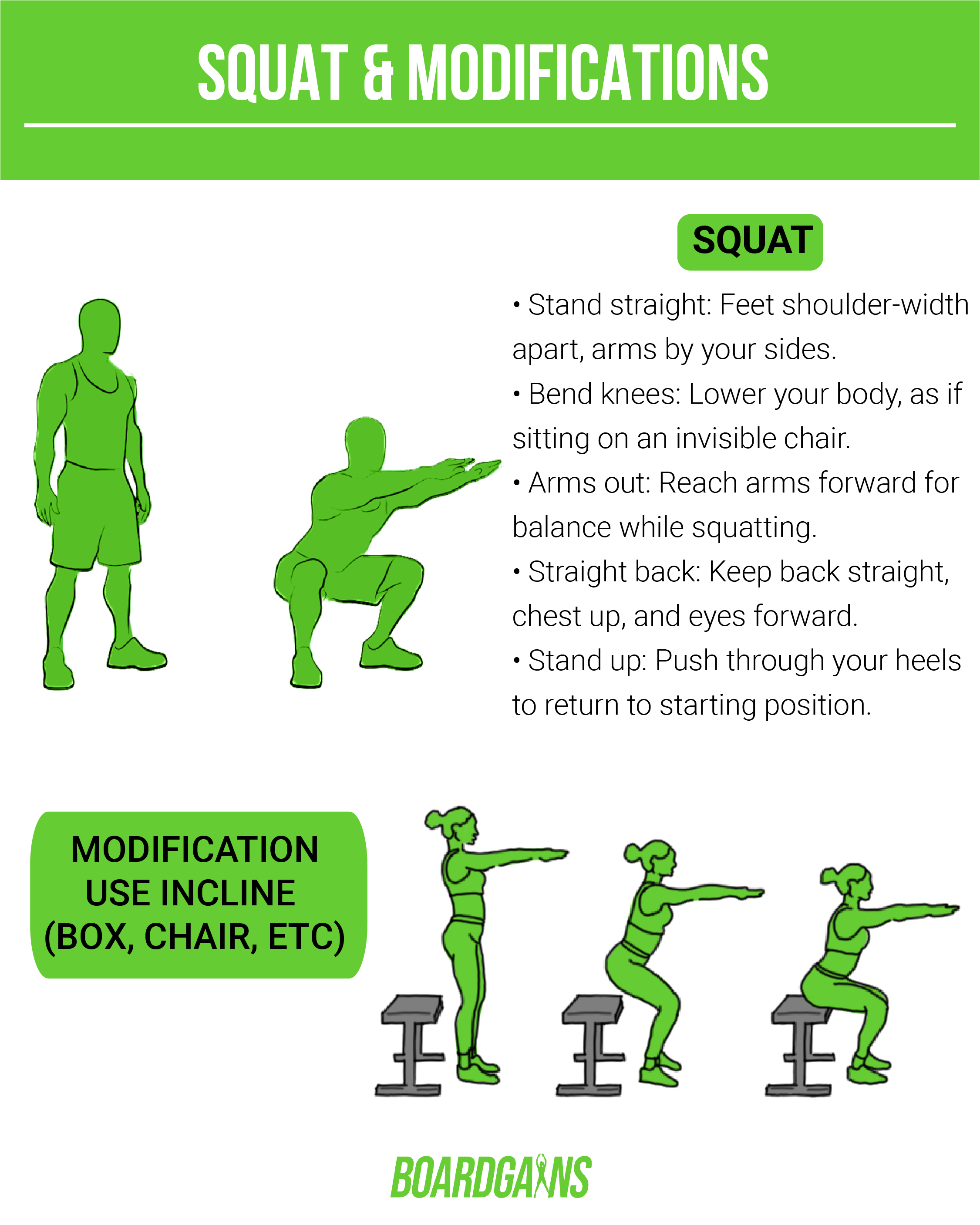 How to Squat Properly: Correct Form, Mistakes, and Variations - A Step-By-Step Guide - Boardgains