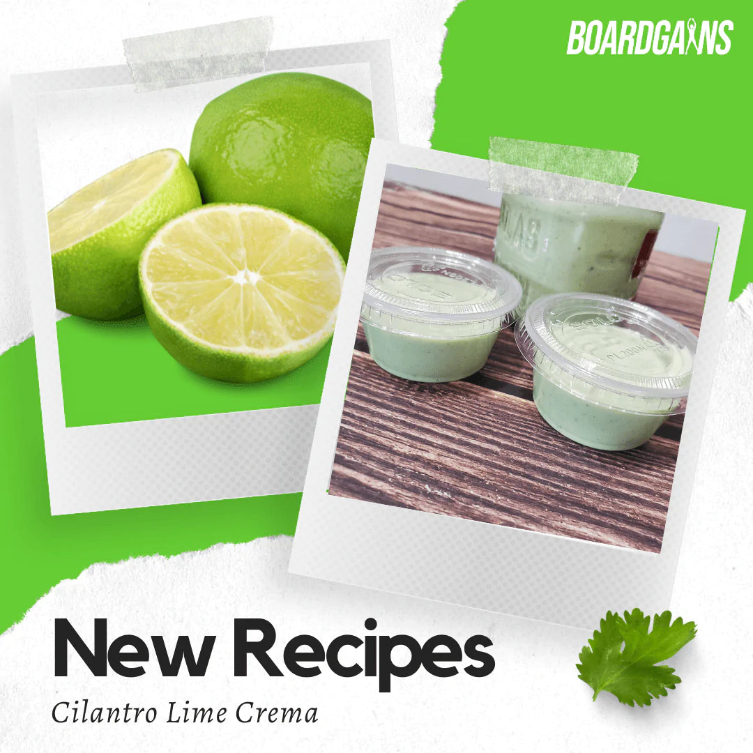 A Little Bit of Citrus... CILANTRO LIME CREMA (How to Recipes by Boardgains) - Boardgains
