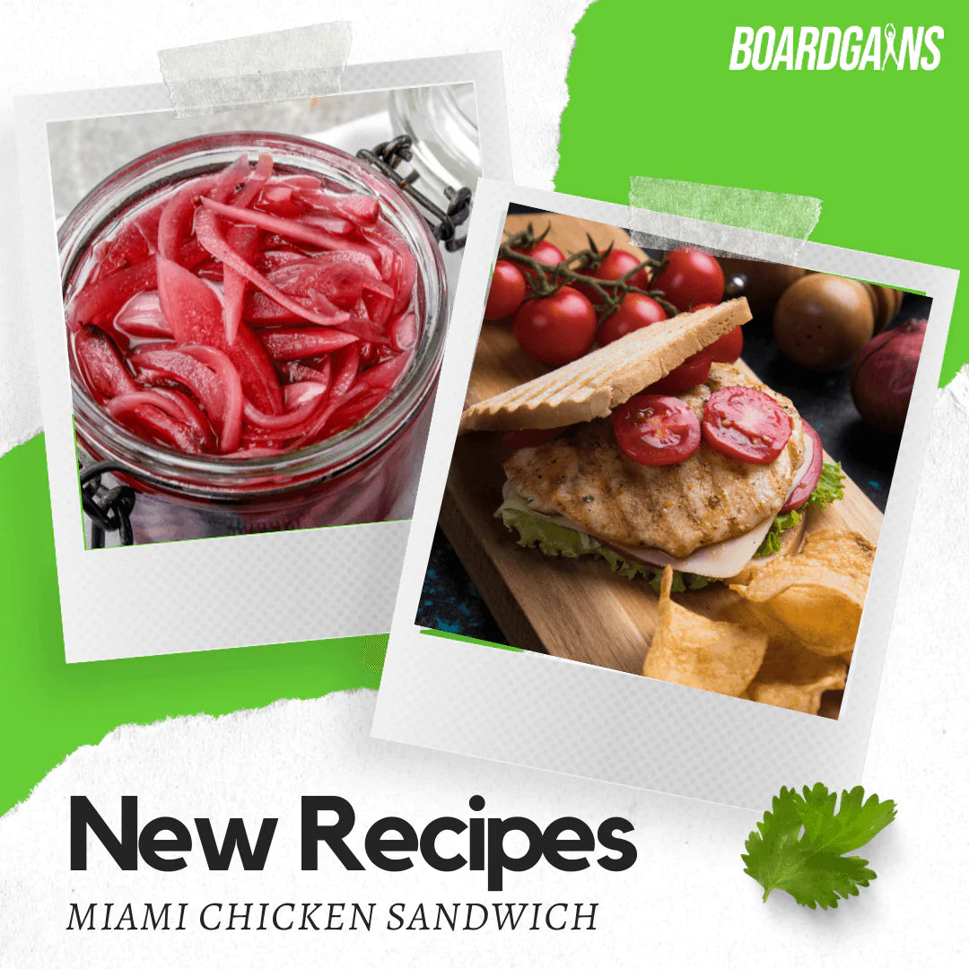 Miami Carnival Cuisine... MIAMI CHICKEN SANDWICH (How To Recipe By Boardgains) - Boardgains