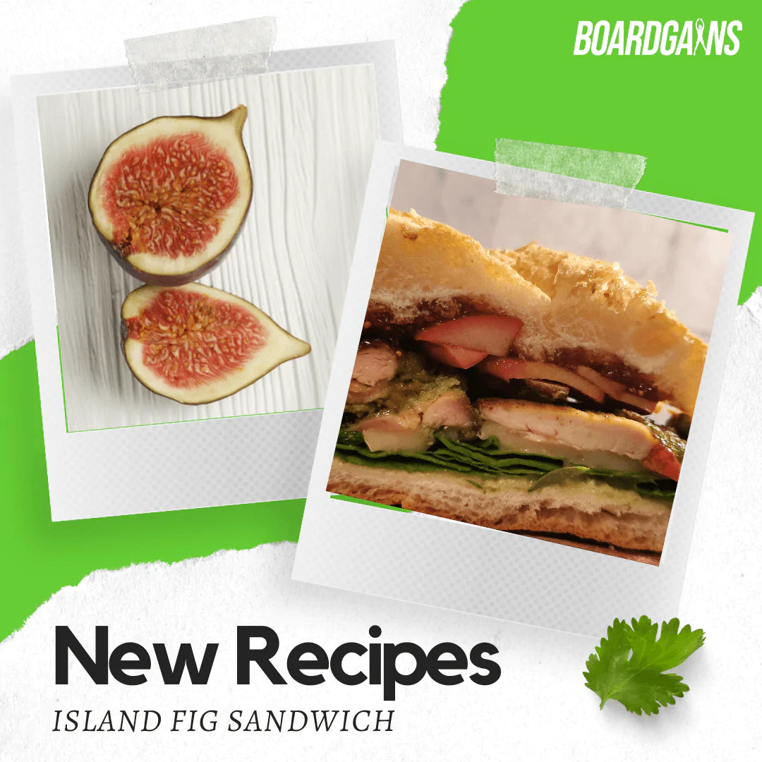 Secret Ingredient, Figs... ISLAND FIG CHICKEN SANDWICH (HOW TO RECIPES BY BOARDGAINS) - Boardgains