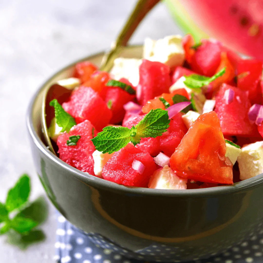 Spicy Watermelon Salad by Eric Mathura - Boardgains