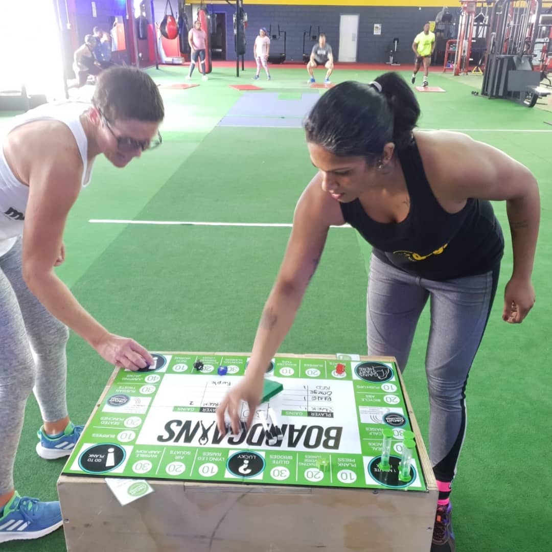 Boardgains Board in fitness Class - Making Group Workouts Interactive and Fun