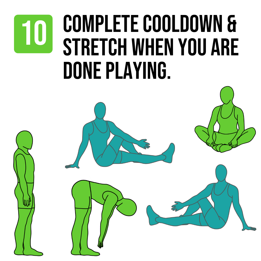 People stretching after playing Boardgains gym game