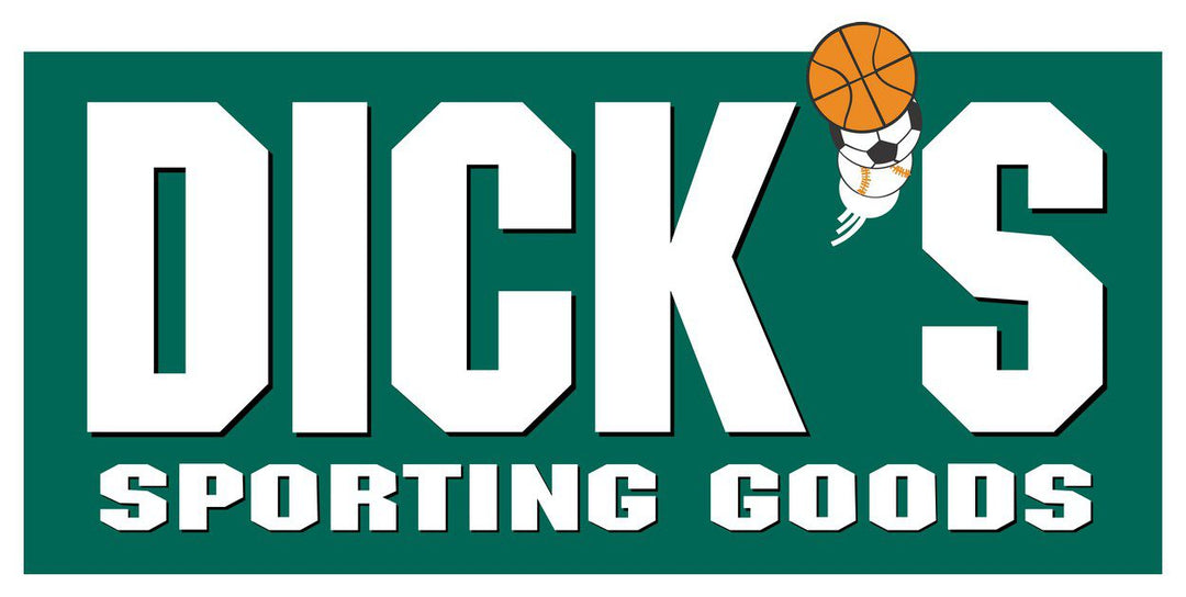Dick's Sporting Goods Store Logo - Authorized Retailer of Boardgains Fitness Board Game