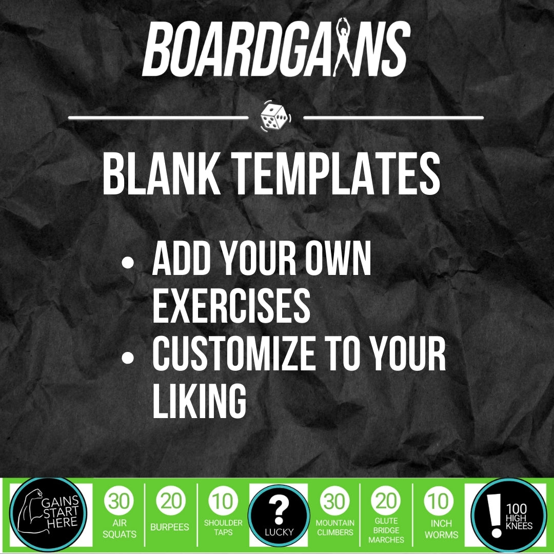 BoardGains Customizable Exercise Templates: Tailor Your Fitness Game