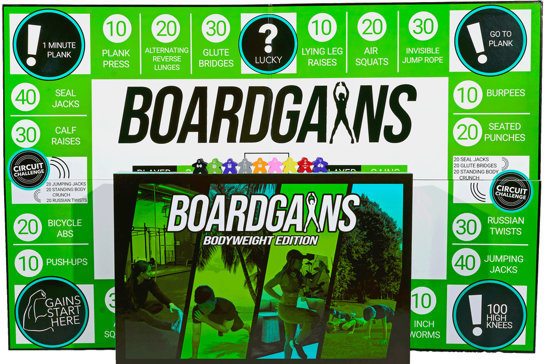 Boardgains Pro Edition Box and Upright Board - The Ultimate Bootcamp in a Box for Advanced Workouts