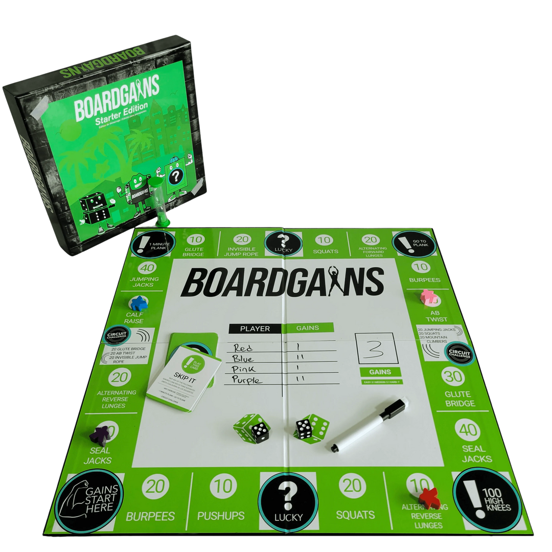 Boardgains Starter Edition 5 Pack : Fitness Board Game - Boardgains