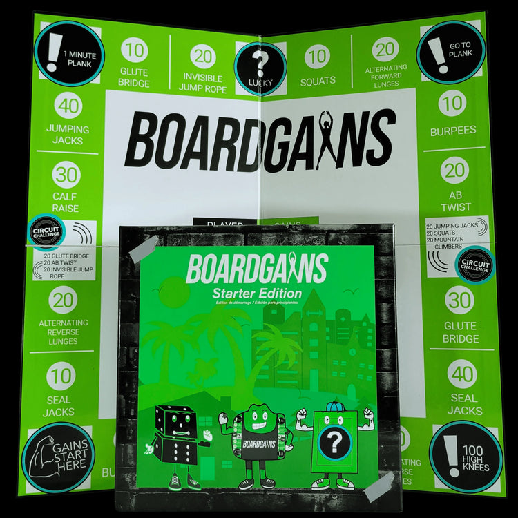 Boardgains Starter Edition 5 Pack : Fitness Board Game - Boardgains